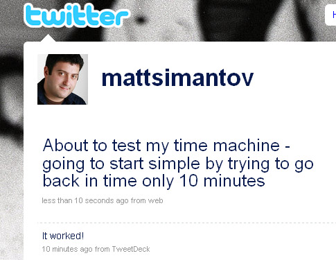 Time travel!